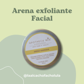 La arena facial exfoliante, una exquisita mezcla de minerales, nutrientes y aminoácidos que te garantizan una exfoliación profunda, adicionada con extractos madre del avena y arroz. - La Alcachofa - Productos Saludables