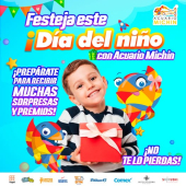 ¡El Día del Niño se vive a lo GRANDE en Acuario Michin!
Prepárate para descubrir sorpresas increíbles, actividades especiales y momentos inolvidables para toda la familia - Acuario Michin Puebla