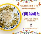 ¡Así se empieza el día con sabor mexicano!
En Cocina Típica La Lupita te esperamos desde temprano con nuestros chilaquiles recién preparados, crujientes, llenos de sabor y con ese toque casero que tanto te gusta. - Cocina Típica Mexicana Lupita