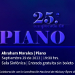 25° Temporada de Piano en Puebla 