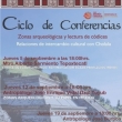 Ciclo de Conferencias Zonas Arqueológicas