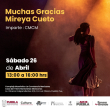 Tributo: Muchas gracias, Mireya Cueto