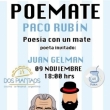 Poemate: Paco Rubín en Dos Piantaos