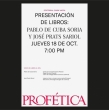 Pablo de Cuba Soria y José Prats Sariol en Profética - Presentación de libros