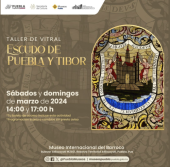 Taller de Vitral Escudo de Puebla y Tibor