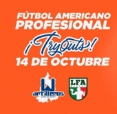 Try Out: Artilleros de Puebla - Fútbol Americano