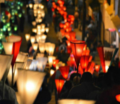 Procesión de los Faroles en San Pedro Cholula