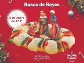 Rosca de Reyes en el Zócalo