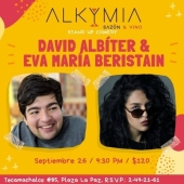 Stand Up: David Albíter y Eva María Beristain en Alkymia