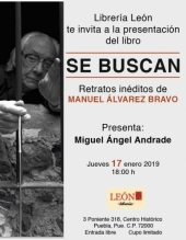 Se Buscan: Retratos Inéditos de Manuel Álvarez Bravo - Presentación de Libro