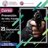 CANCELADO- Prevención de robo, fraude y abuso de confianza en CANACO - Curso