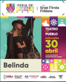 Belinda en el Teatro del Pueblo de la Feria de Puebla