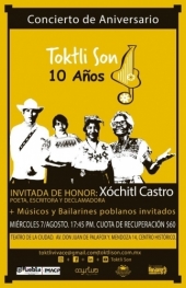 10° Aniversario de Toktli Son en Teatro de la Ciudad