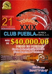 Torneo XXIX del Club Puebla de Pesca Deportiva