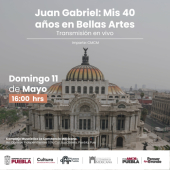 Transmisión en vivo: Juan Gabriel, Mis 40 en Bellas Artes