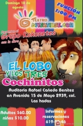 El Lobo y los Tres Cochinitos - Teatro Infantil