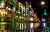 Iluminación y adornos - Fiestas Patrias en Puebla