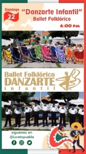Danzarte Infantil - Ballet Folklórico en Plaza Loreto