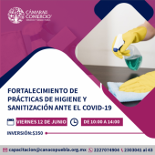 Fortalecimiento de Prácticas de Higiene y Sanitización ante el COVID-19 - Webinar