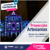 Video Mapping de Catedral en Puebla