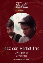 Jazz con Parket Trío en Café Roma