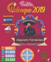 Alejandro Fernández en Palenque de la Feria de Puebla