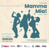 Proyección Mamma Mia! en Puebla