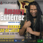 Amaury Gutierrez en Concierto