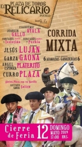 Corrida Mixta - Cierre de Feria de Puebla