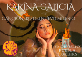 Karina Galicia - concierto en Forum Coffee
