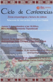 Ciclo de Conferencias Zonas Arqueológicas