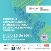 CANCELADO - Programa Latinoamericano Interuniversitario de Derechos Humanos - Diplomado Online