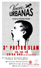 Tercer Slam de Poesía en Demiurgo Pizzería de Autor
