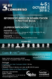 Tercer Congreso Interdisciplinario en Rehabilitación y Prótesis Bucal