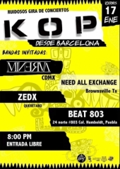 Kop, Minerva, Need all Exchange y Zedx en Beat 803