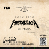 Homero Lezzama: Metallica en Piano