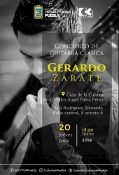 Concierto de Guitarra Clásica con Gerardo Zarate