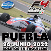 Fórmula 4 NACAM en Puebla