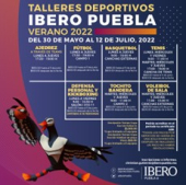 Talleres Deportivos Verano 2022 - IBERO Puebla