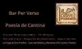 Bar Per Verso: Poesía de Cantina en La Fuga de Don Porfirio