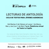 Lecturas de Antología: Ciclo de Jóvenes Audiencias