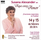 Susana Alexander en Aquí Estoy Amor - Obra Teatral