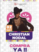 Christian Nodal en el Palenque de la Feria de Puebla