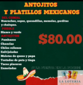 Noche Mexicana- La Lotería Buffet Mexicano