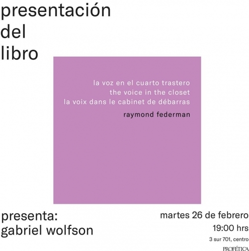 TP: La Voz en el Cuarto Trastero - Presentación de Libro - en Puebla ... TP: La Voz en el Cuarto Trastero - Presentación de Libro - en Puebla ...