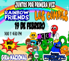 Teatro Morón - 📣 ROBLOX - RAINBOW FRIENDS 📌 Domingo 10 de Septiembre 17  hs. ✓Entradas disponibles por Plateanet y en Boleteria del Teatro (BUEN  VIAJE 851, MORÓN) ✓  📲 Para más