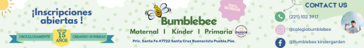 ¡Inscríbete! Colegio Bumblebee 