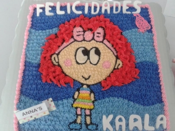 Feliz cumpleaños a Karla - Pastelería Annas - Puebla