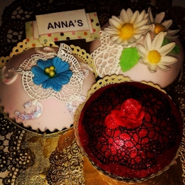 Hermosos diseños en cupcakes - Pastelería Annas - Puebla