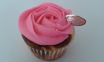 Cupcakes de rosa - Pastelería Annas - Puebla
